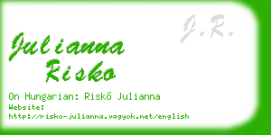julianna risko business card