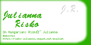 julianna risko business card